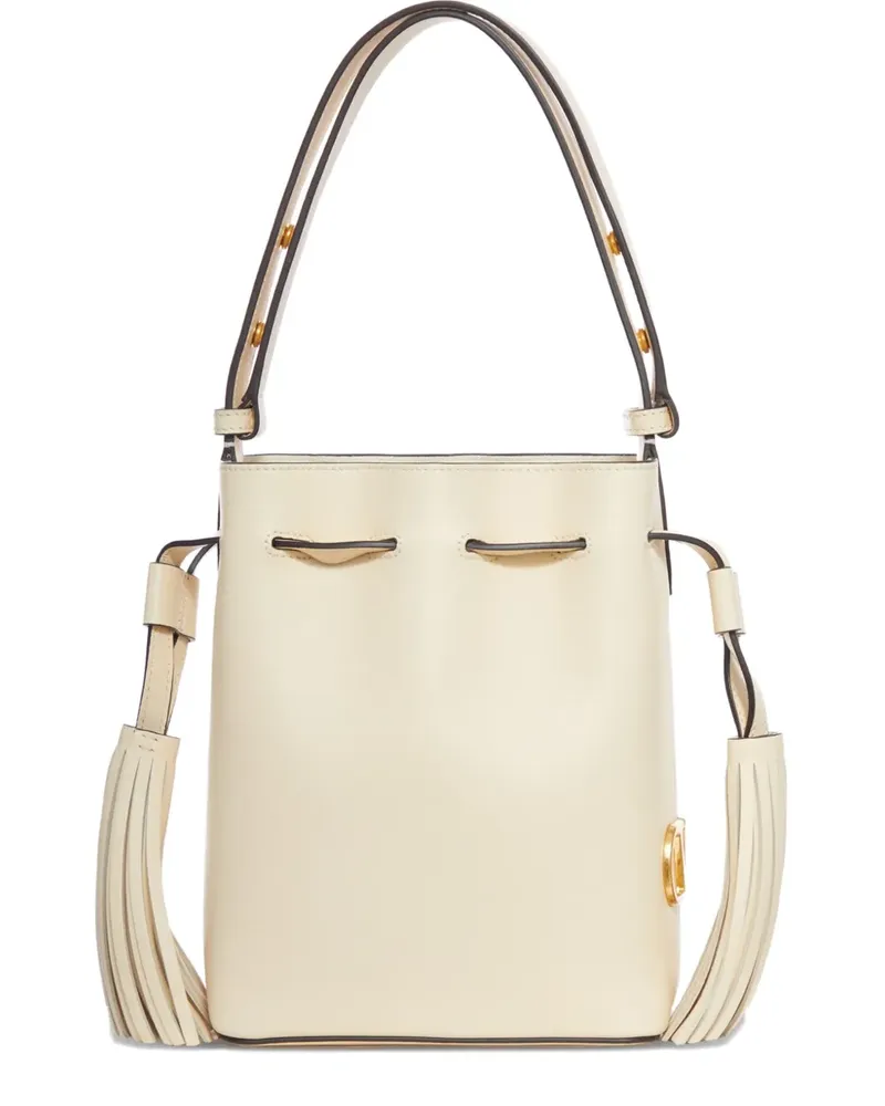 Valentino Garavani Beuteltasche mit Quaste und V-Logo - Nude Nude