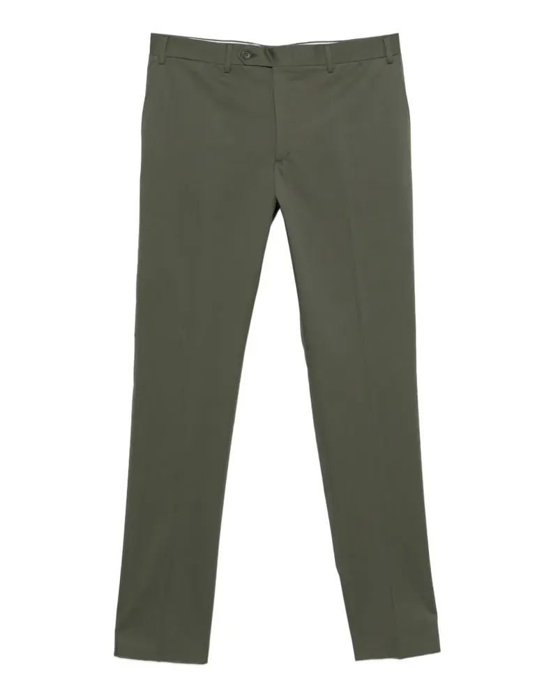 Canali pressed-crease tailored trousers - Grün Grün