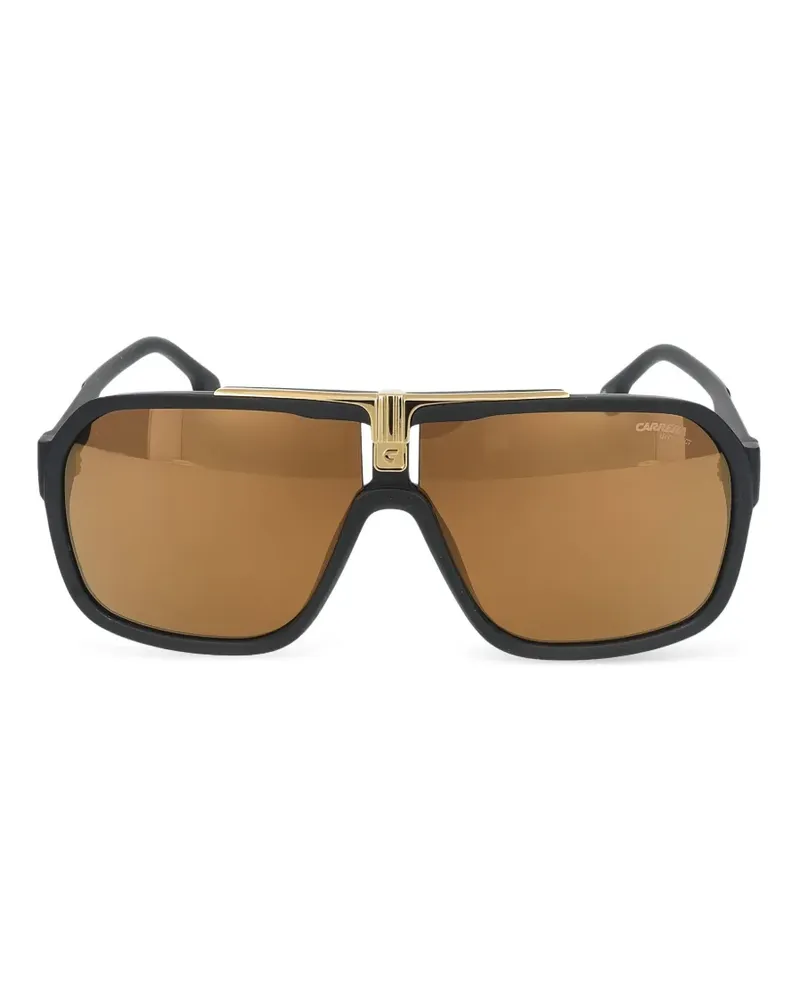Carrera Sonnenbrille mit Logo - Schwarz Schwarz