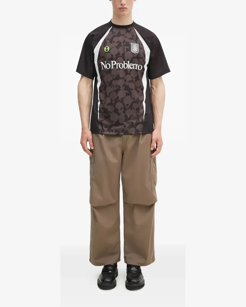 Aries graphic-print T-shirt - Schwarz Schwarz