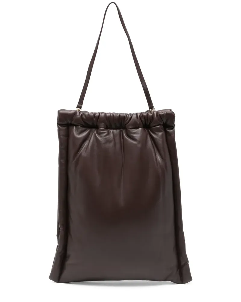 Carven Mittelgroße Louise Schultertasche - Braun Braun