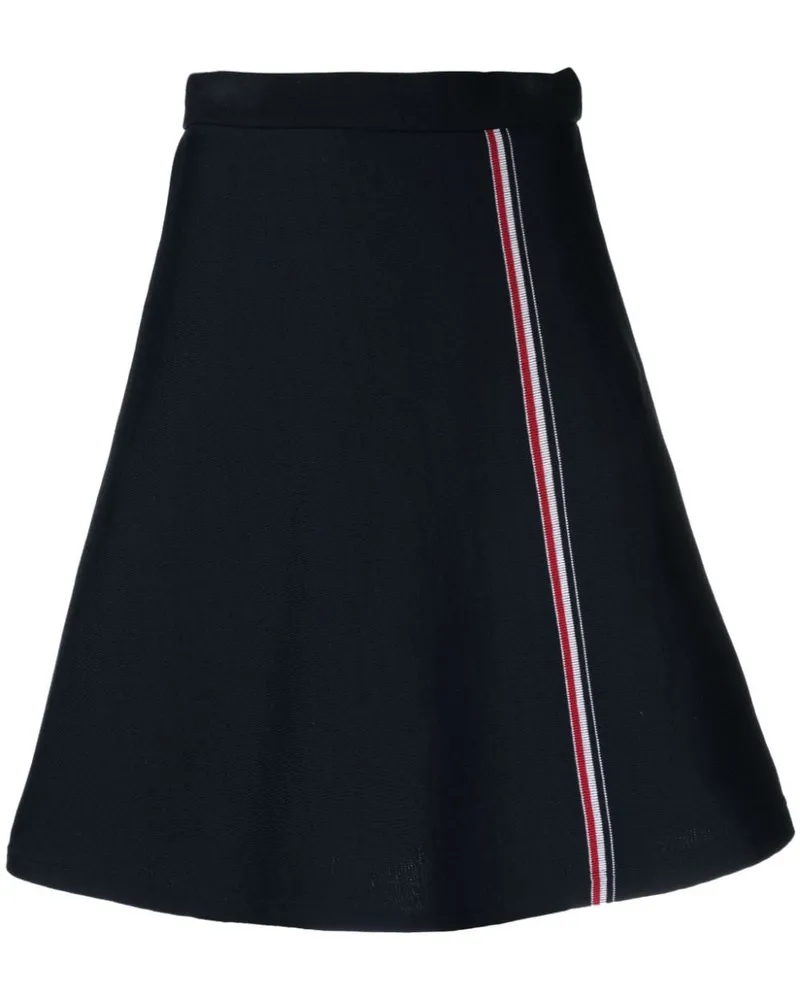 Thom Browne Gerippter Strickrock - Blau Blau