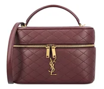 Große Gaby Kosmetiktasche aus Lammleder - Rot