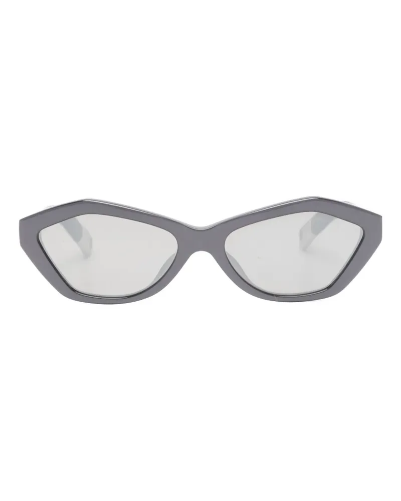 Jacquemus Bambino geometric-frame sunglasses - Grau Grau