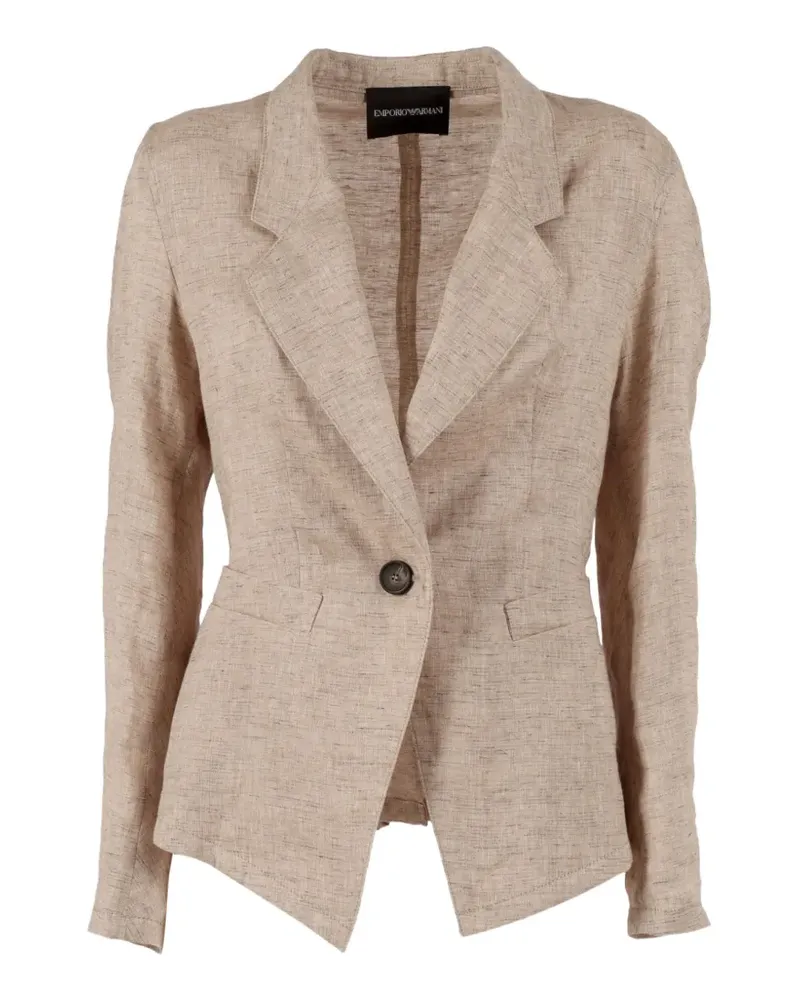 Emporio Armani single-breasted blazer - Nude Nude