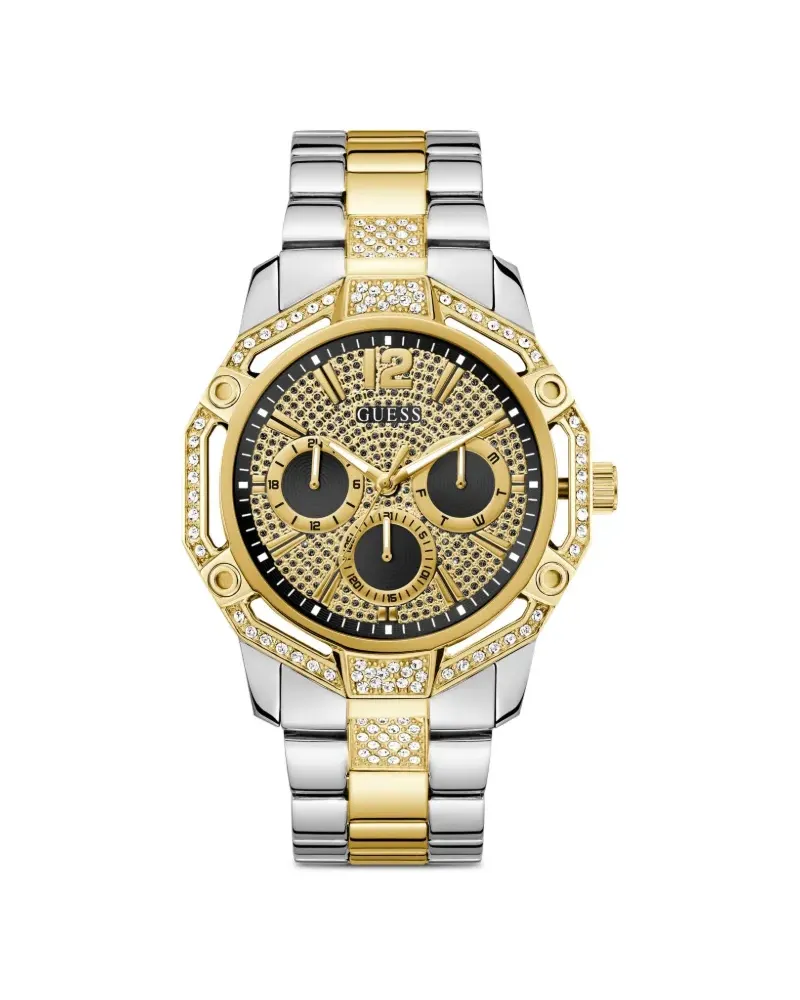 Guess Kristallverzierte 48mm - Gold Gold