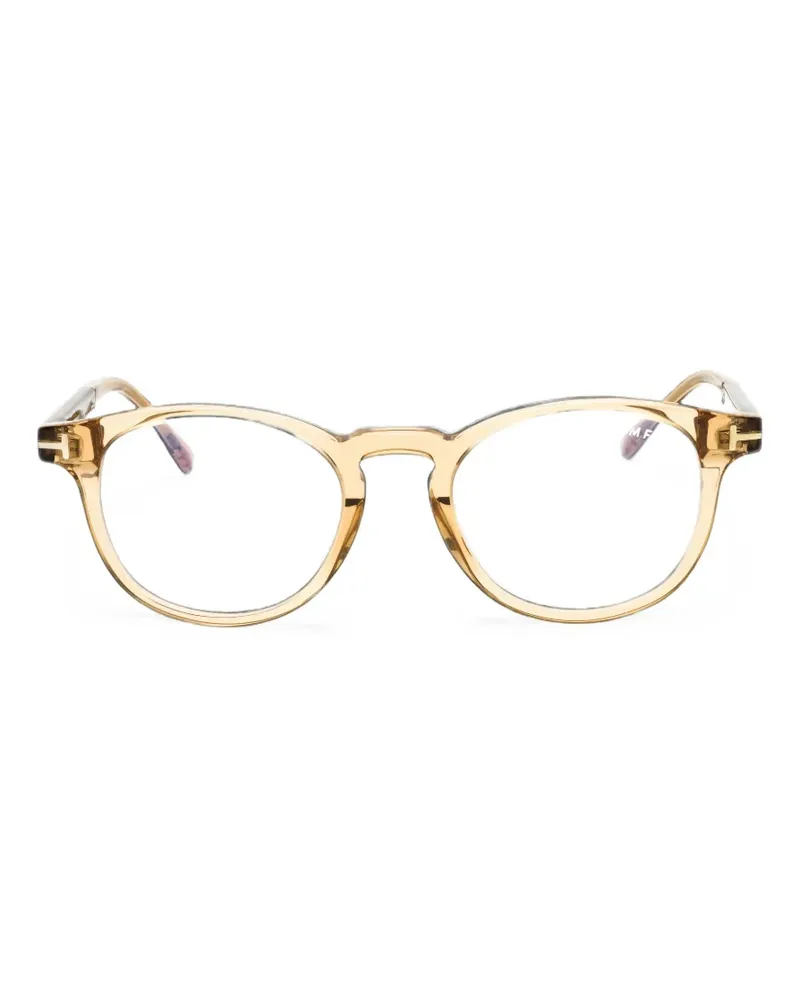 Tom Ford round-frame glasses - Nude Nude