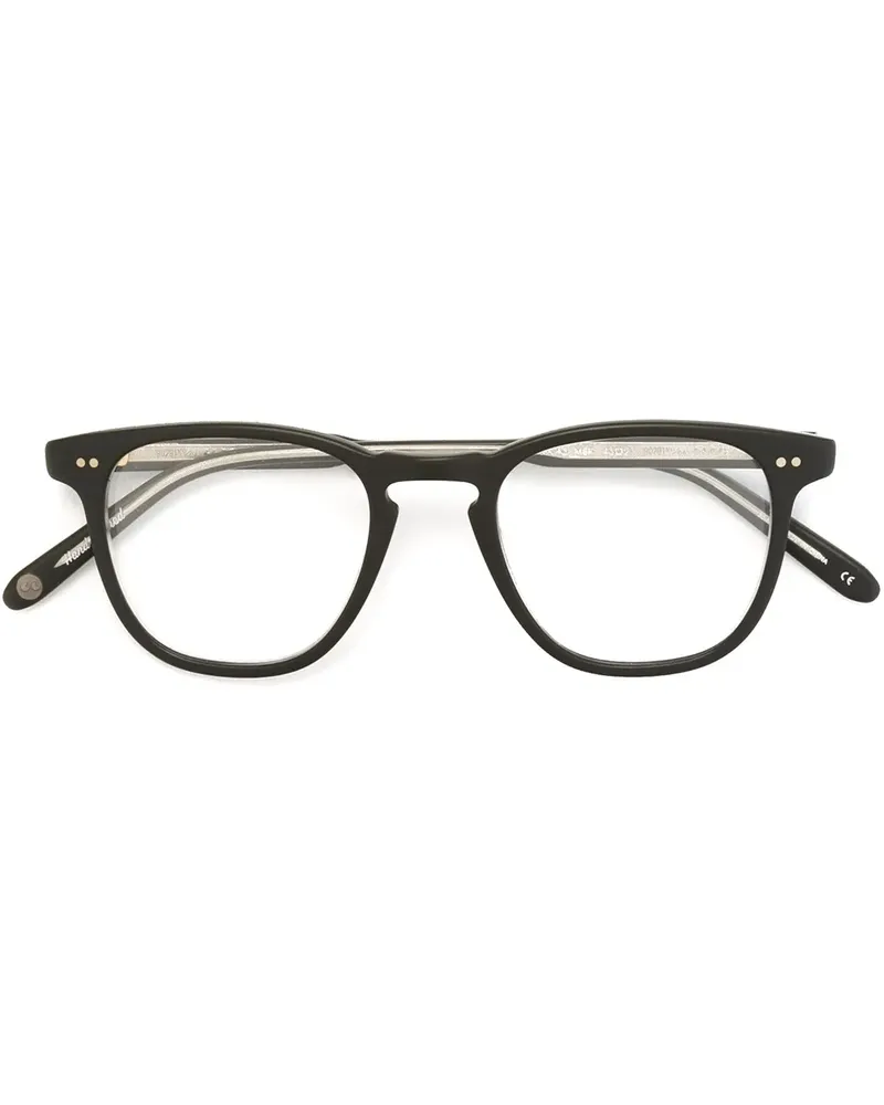 Garrett Leight matte 'Brooks' optical glasses - Schwarz Schwarz