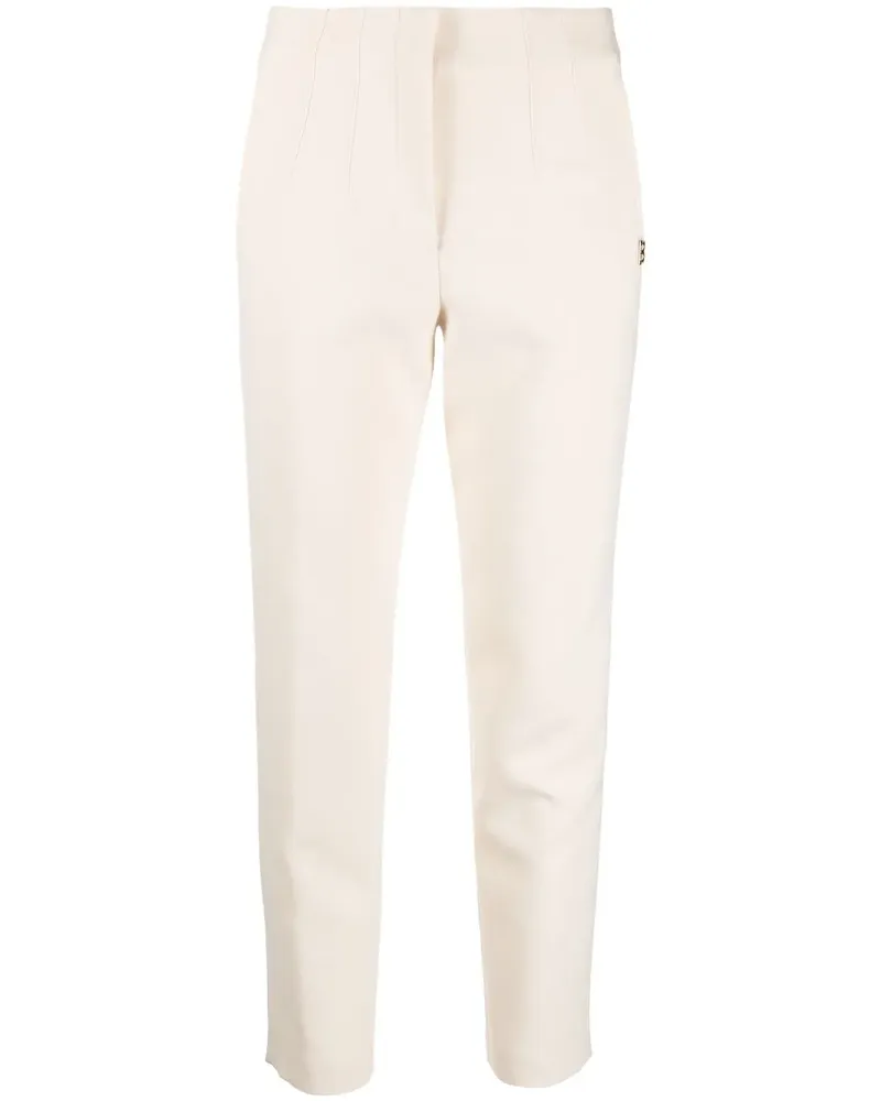Blumarine Tapered-Hose im Cropped-Design - Nude Nude