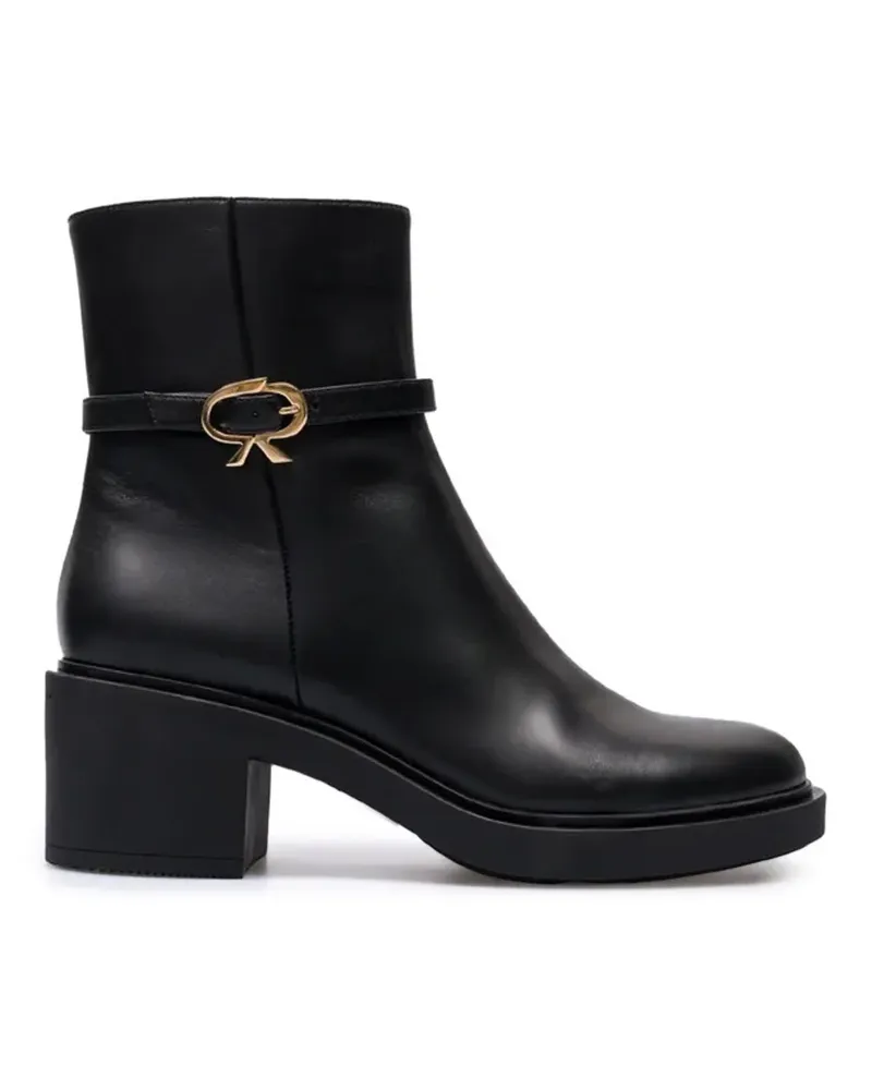 Gianvito Rossi Ribbon Dumont ankle boots - Schwarz Schwarz