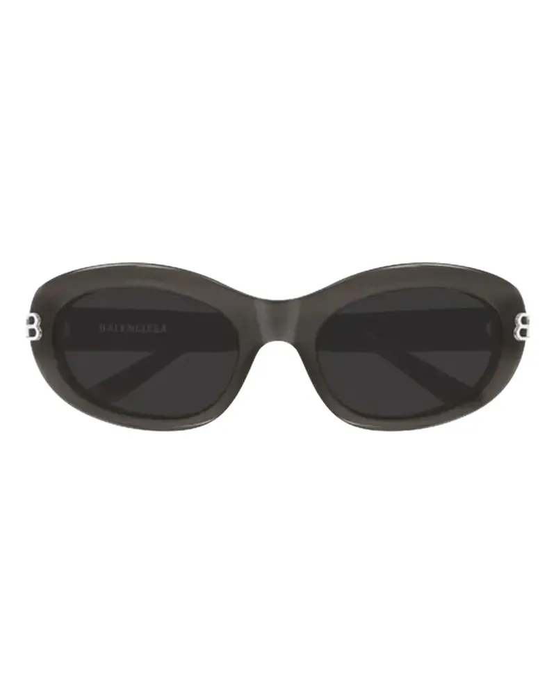 Balenciaga oval-frame sunglasses - Grau Grau