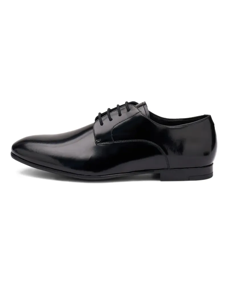 FRAU Derby-Schuhe mit Glanzoptik - Schwarz Schwarz