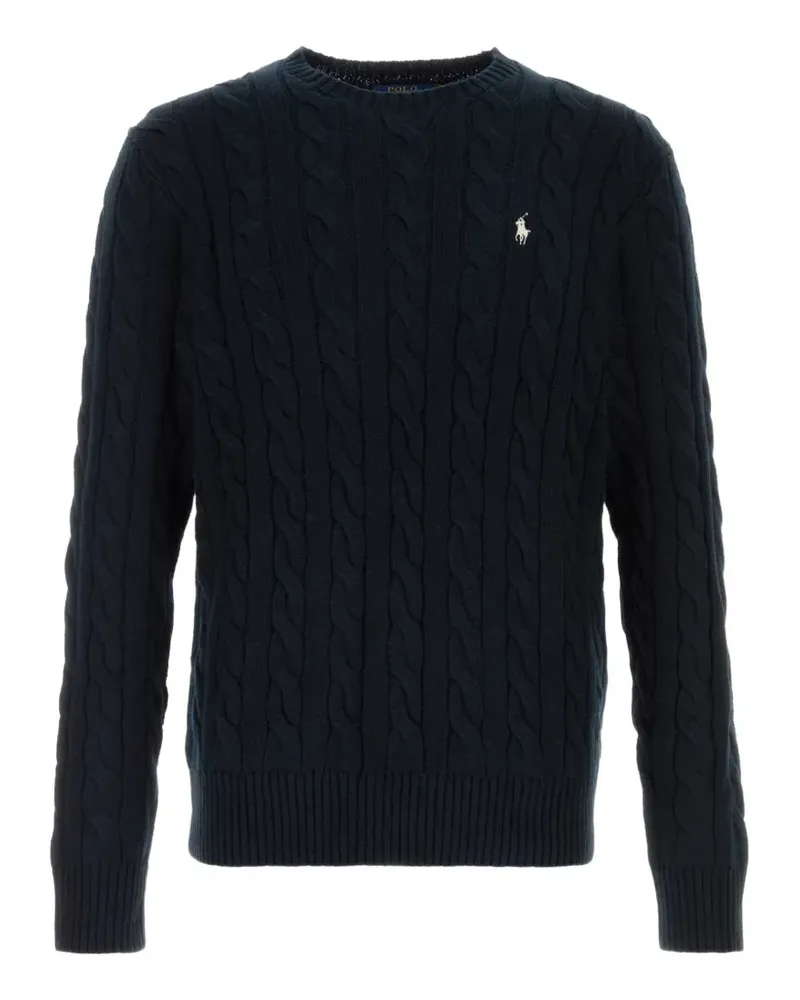 Ralph Lauren cable-knit cotton sweater - Blau Blau