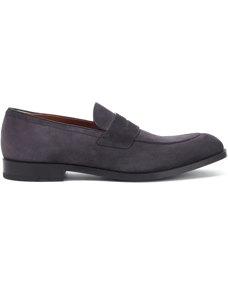 Ermenegildo Zegna Penny-Loafer aus Wildleder - Grau Grau