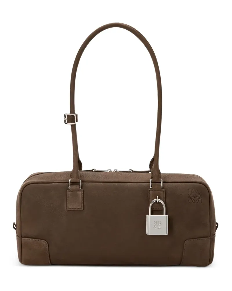 Loewe Amazona Cropped-Tasche 31cm - Braun Braun