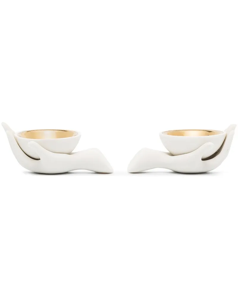 Jonathan Adler Eve Salz- und Pfefferschalen - Weiß Weiß