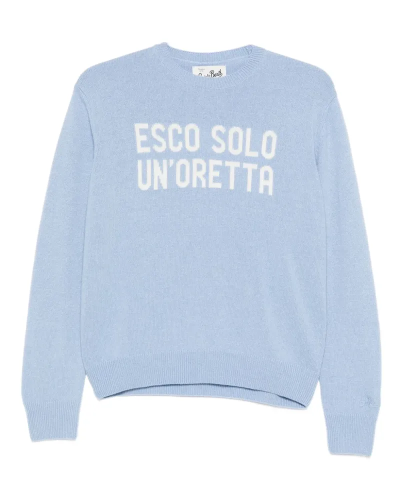 MC2 Saint Barth New Queen Pullover mit rundem Ausschnitt - Blau Blau