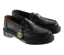 chunky penny loafers - Schwarz