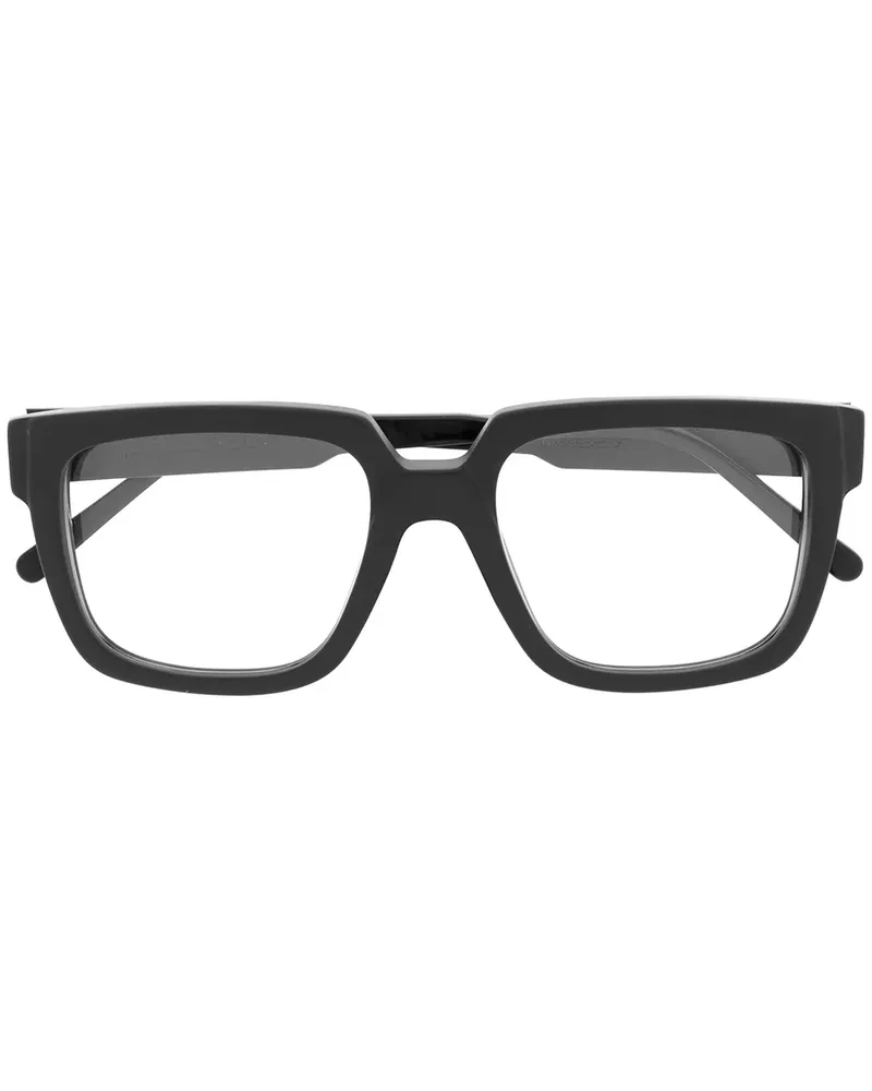 KUBORAUM Eckige 'K3' Brille - Schwarz Schwarz