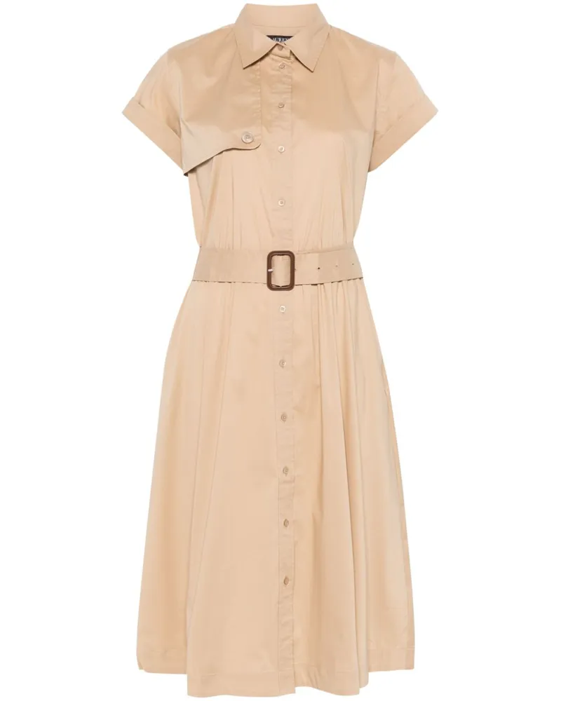 Ralph Lauren Indray Midikleid - Nude Nude