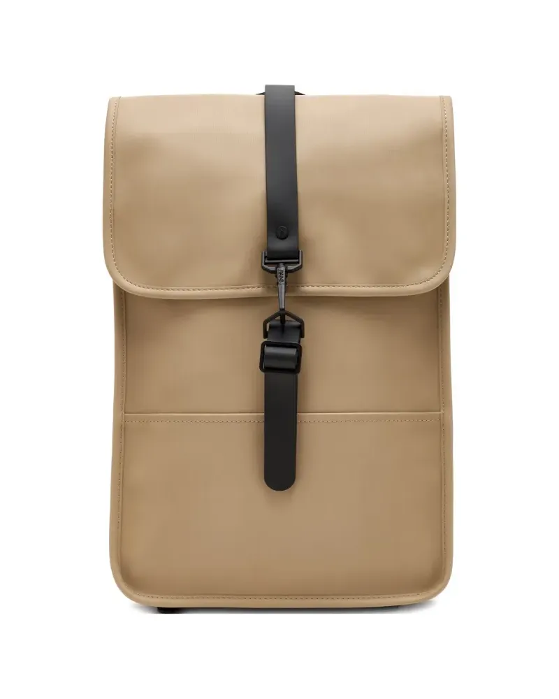 RAINS Rucksack mit Klappenriemen - Nude Nude