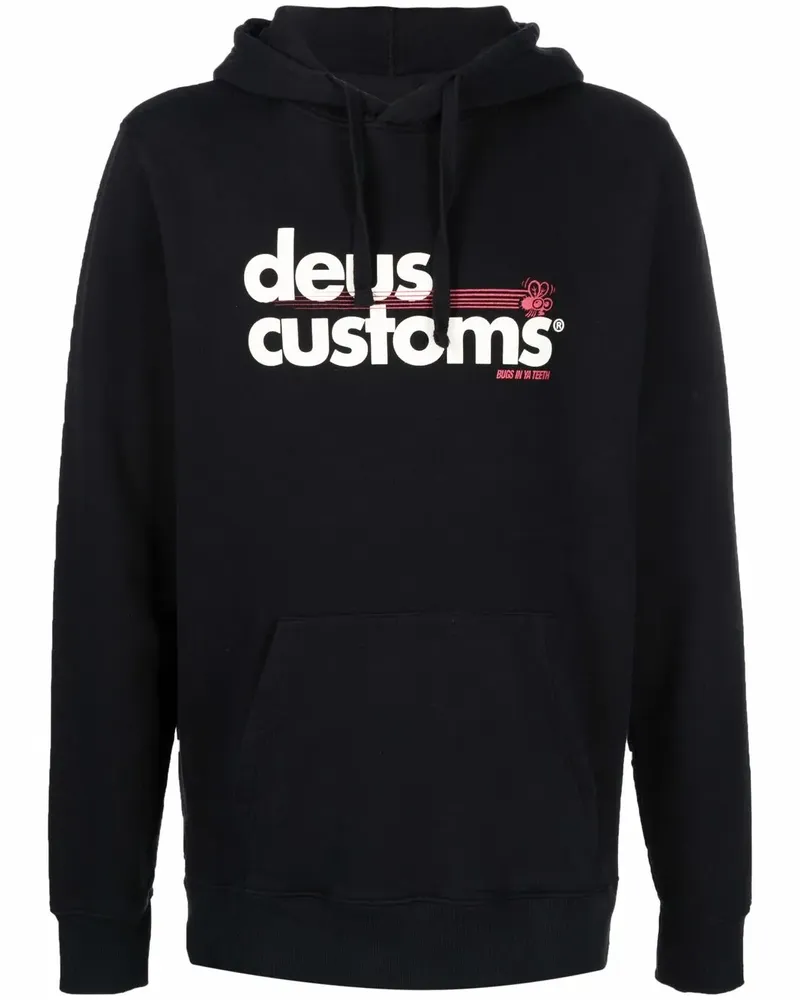Deus Ex Machina Hoodie mit Kordelzug - Schwarz Schwarz