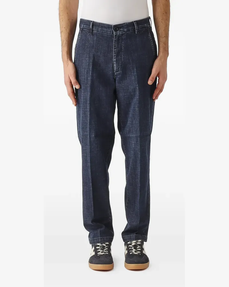 Fay pressed-crease jeans - Blau Blau