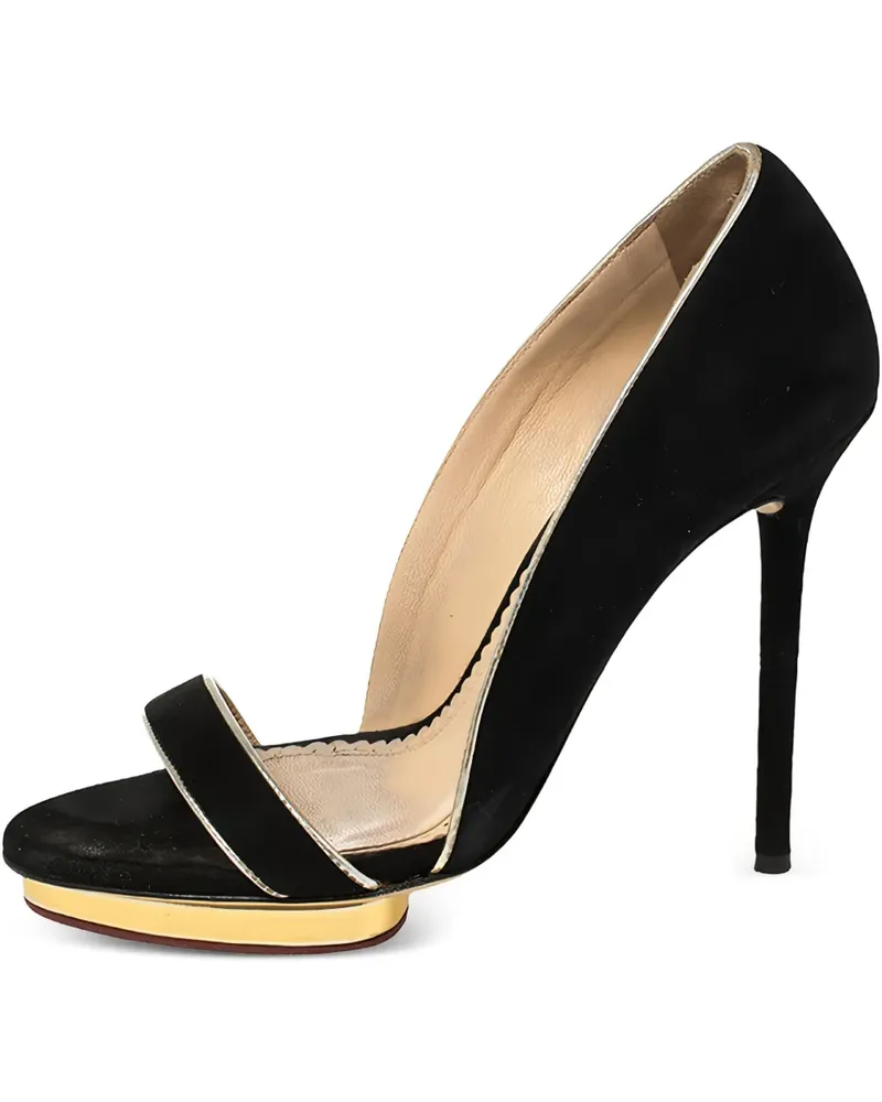 Charlotte Olympia Pre-owned Christine Sandalen 115mm - Schwarz Schwarz