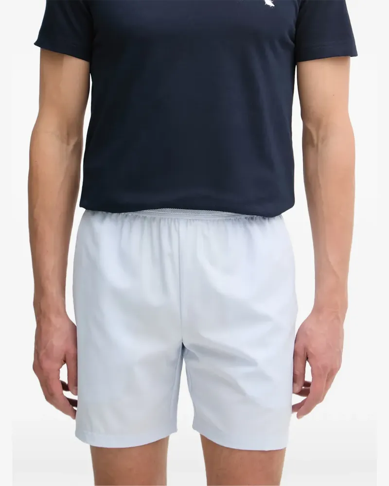 Lacoste logo-patch shorts - Blau Blau