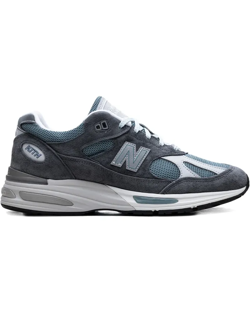 New Balance x Kith 991v2 Made in UK "Osaka Pack" Sneakers - Grau Grau