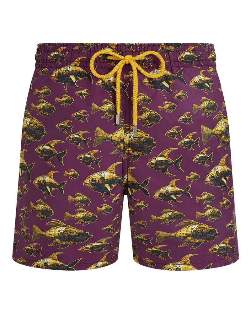 Vilebrequin Badeshorts mit Print - Violett Violett