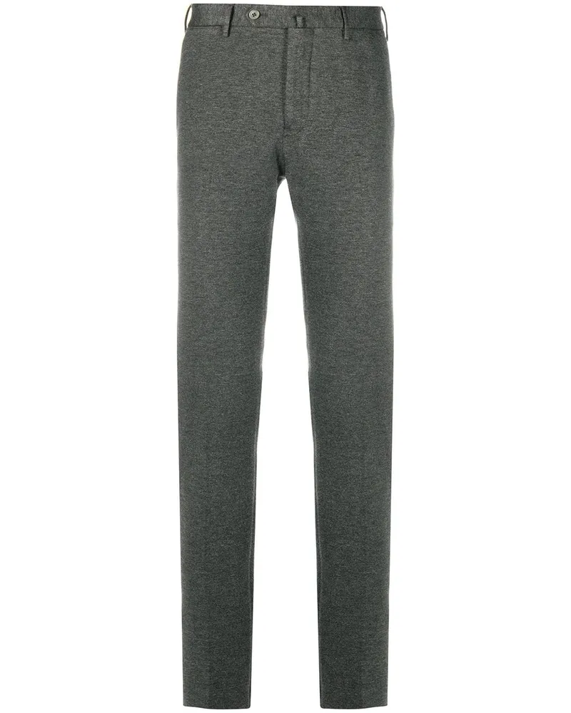 PT TORINO Gestrickte Hose mit schmalem Bein - Grau Grau