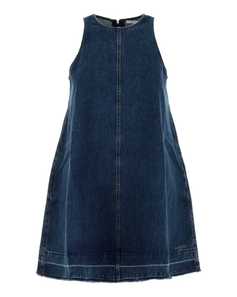 Givenchy Minikleid in A-Linie - Blau Blau