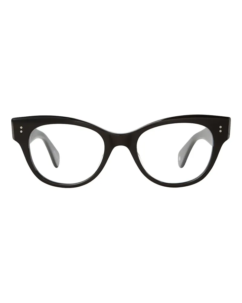 Garrett Leight Octavia cat-eye glasses - Schwarz Schwarz