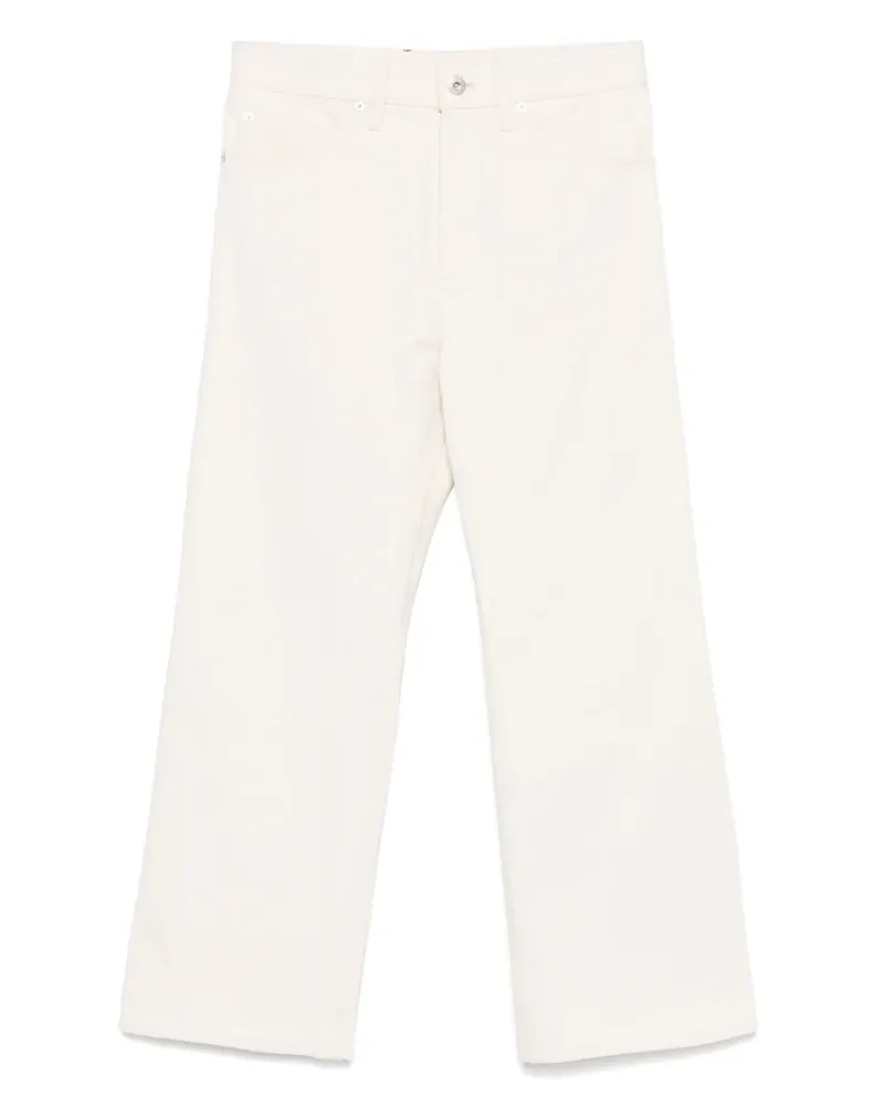 Jil Sander Jeans mit Logo-Patch - Nude Nude
