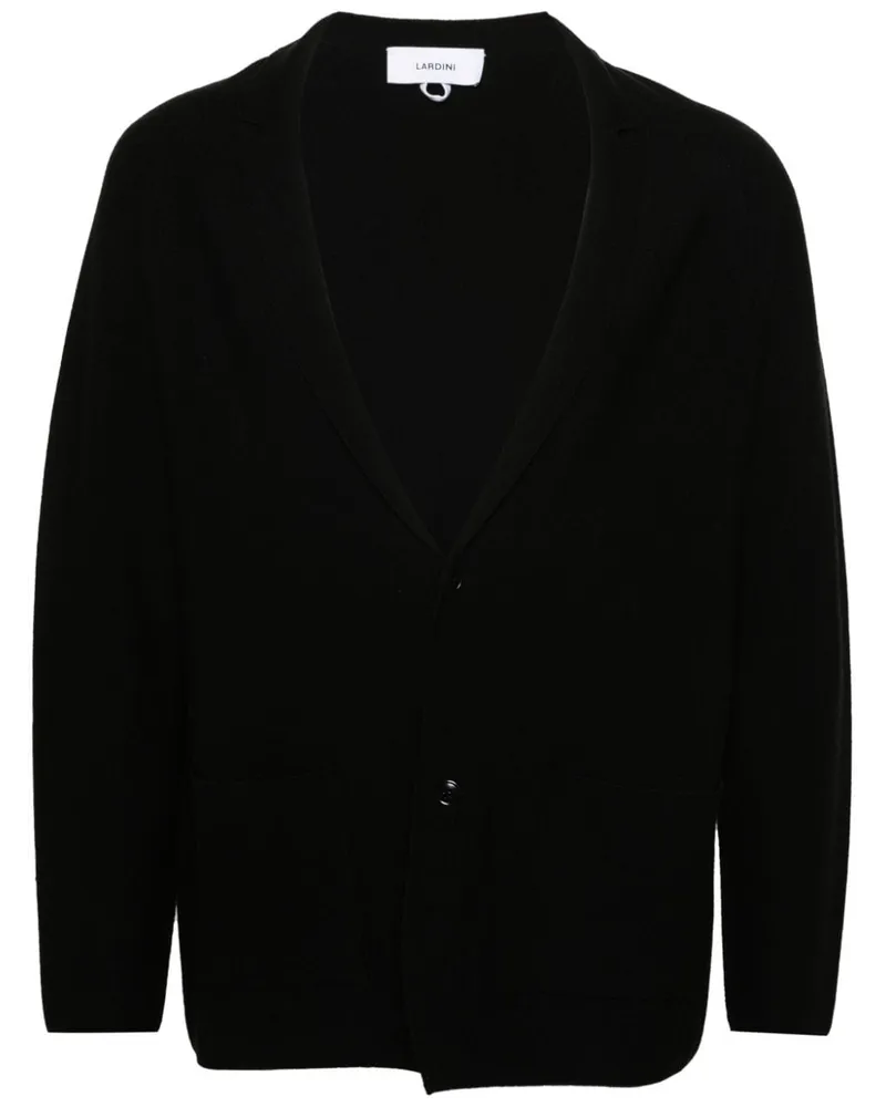 LARDINI Geknöpfter Cardigan - Schwarz Schwarz