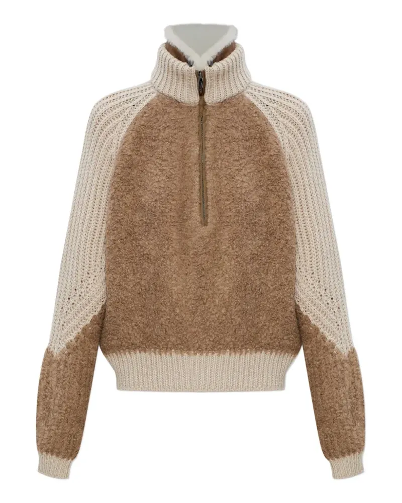 SEASE zipped sweater - Braun Braun