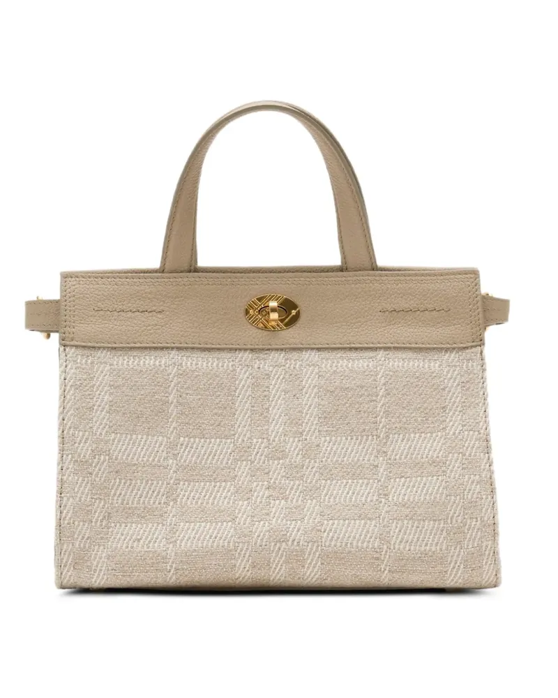 Burberry mini Cotswolds tote - Nude Nude