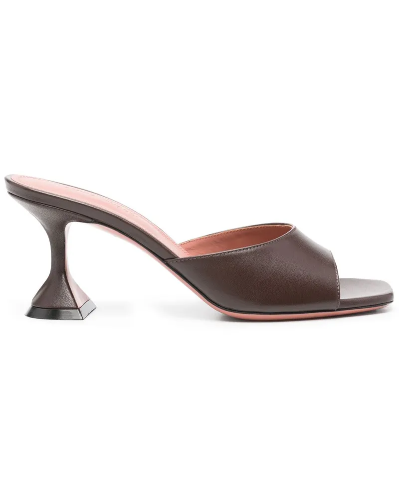 Amina Muaddi Lupita Mules 70mm - Braun Braun