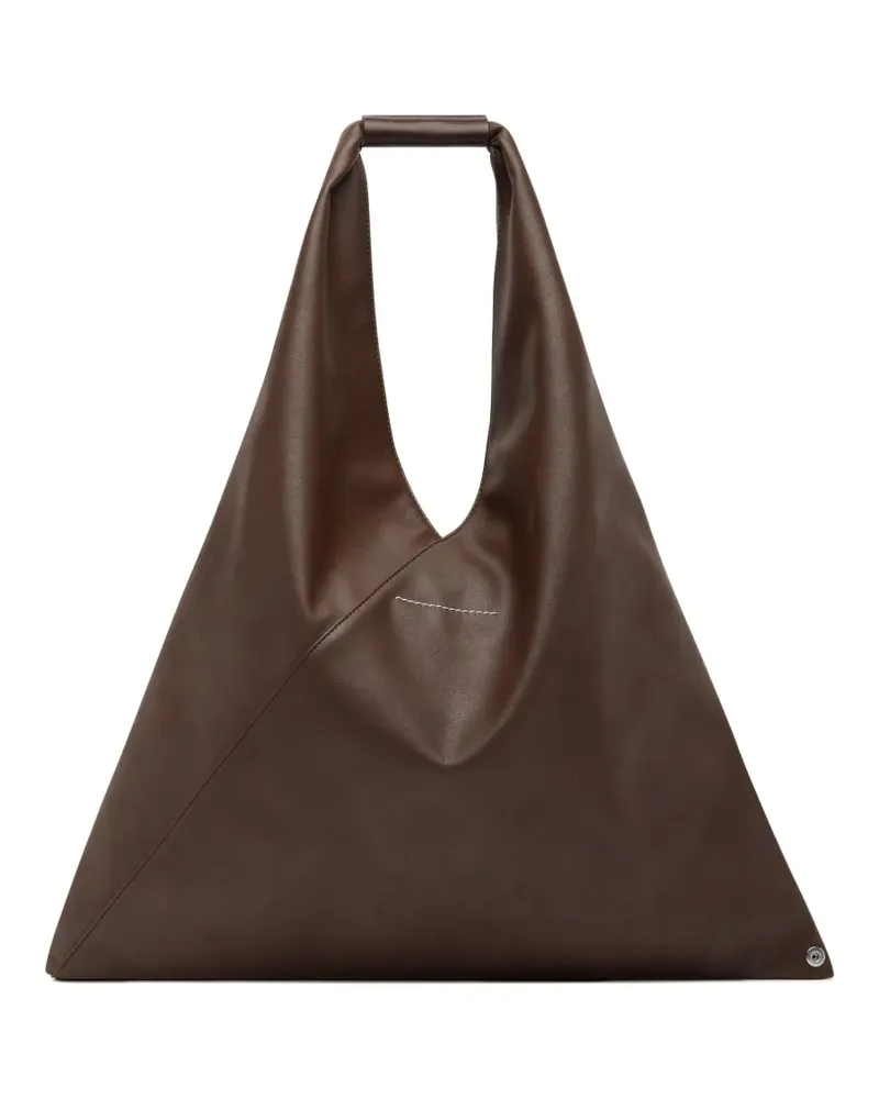 Maison Margiela Mittelgroßer Japanese Tote Bag - Braun Braun