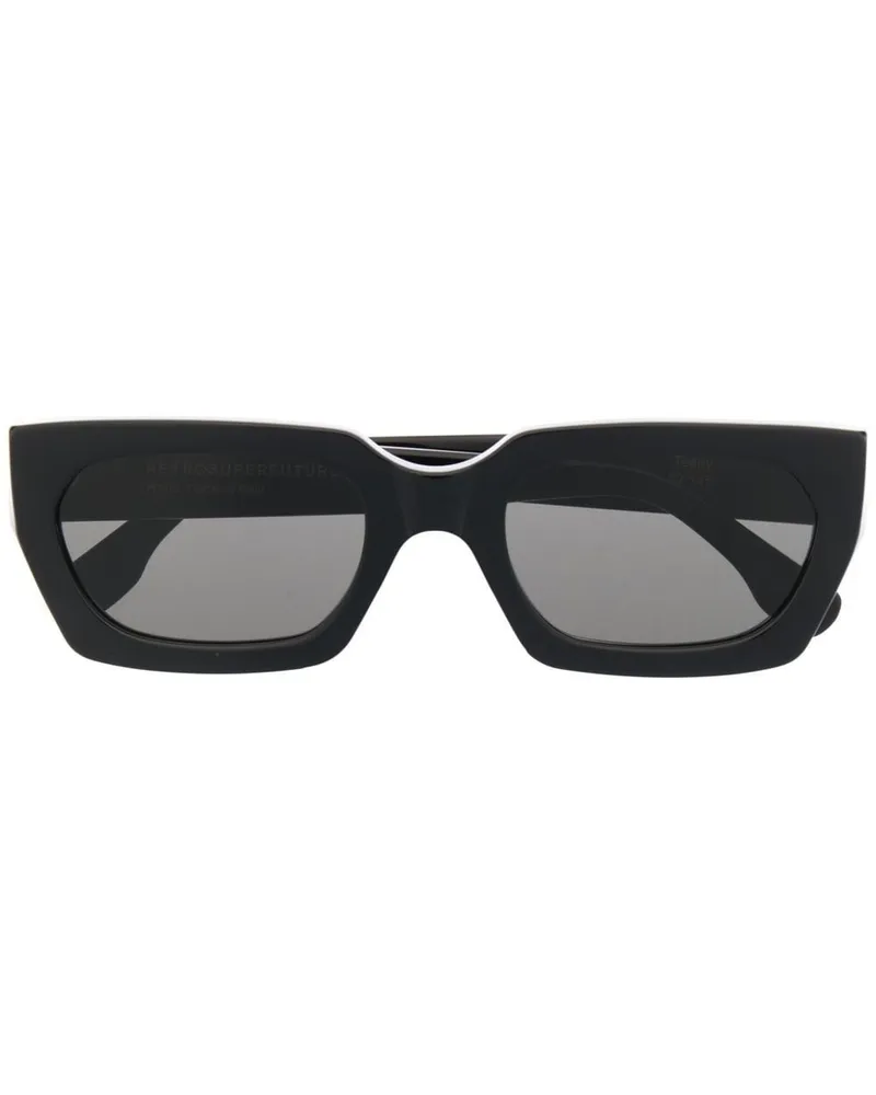 RETROSUPERFUTURE Teddy Sonnenbrille Schwarz