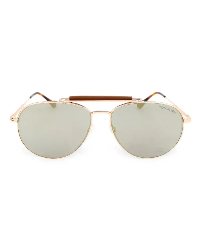 Tom Ford Getönte Pilotenbrille - Gold Gold