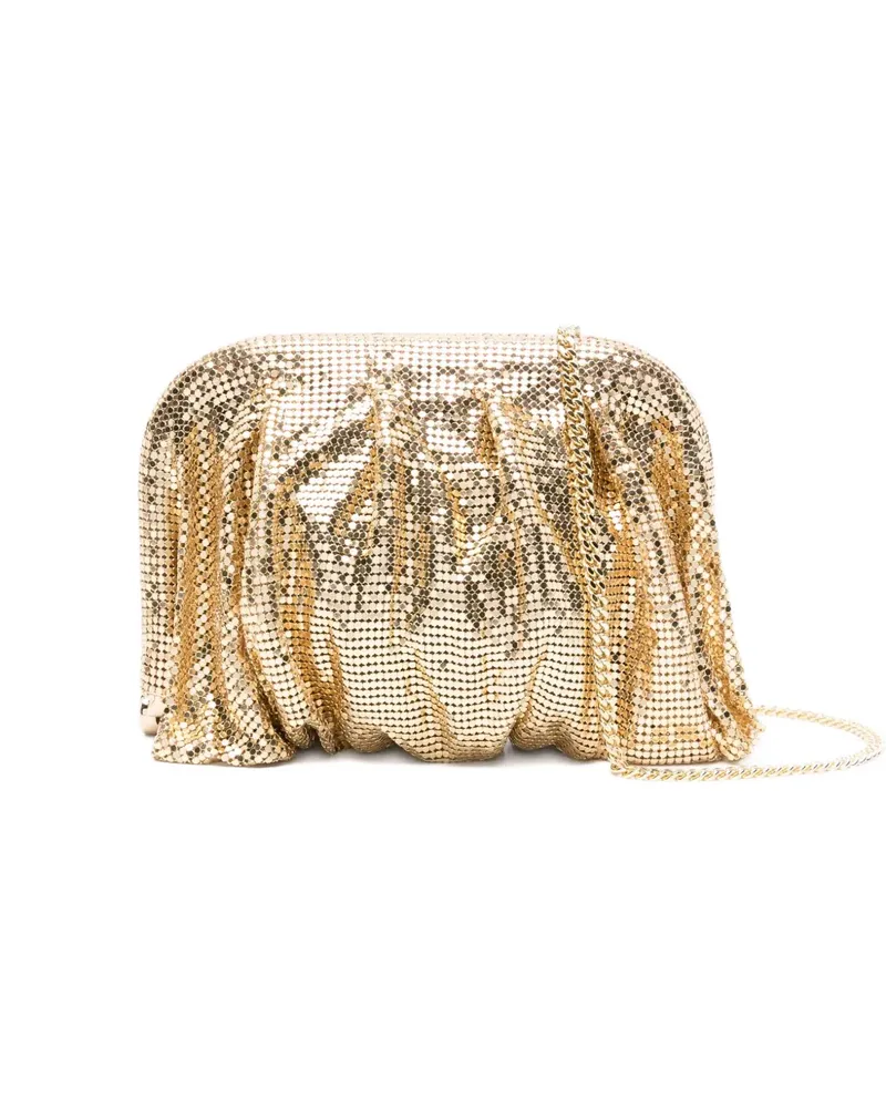 Benedetta Bruzziches Clutch aus Kettengeflecht - Gold Gold