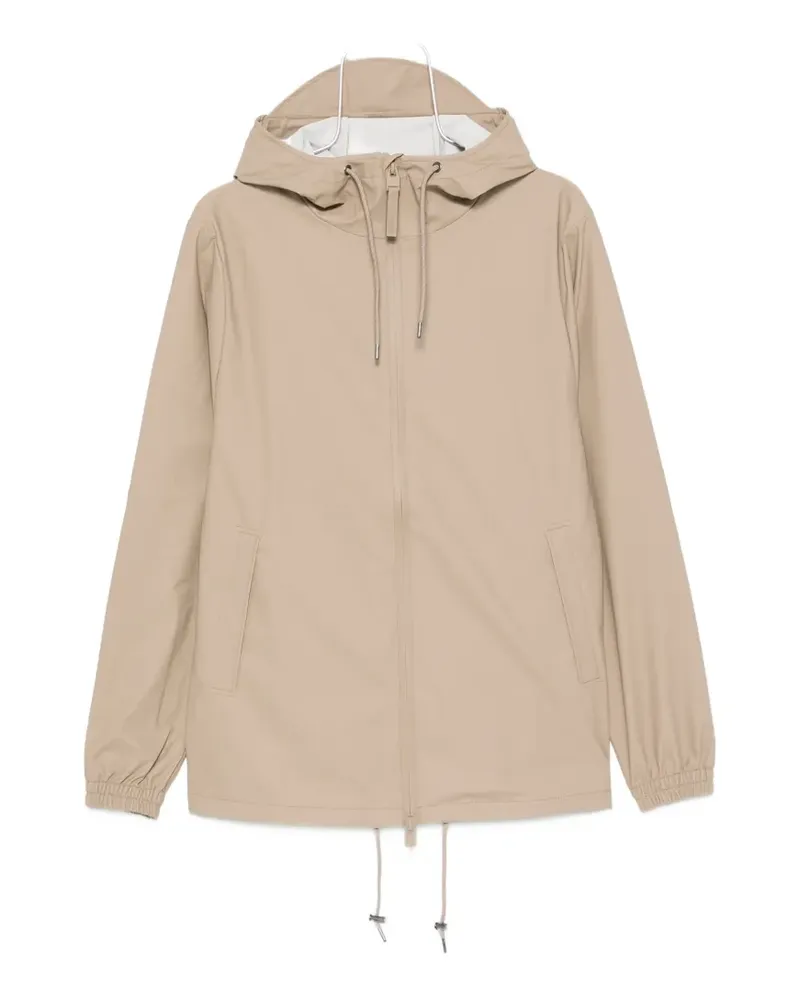 RAINS Storm Breaker W3 hooded jacket - Nude Nude