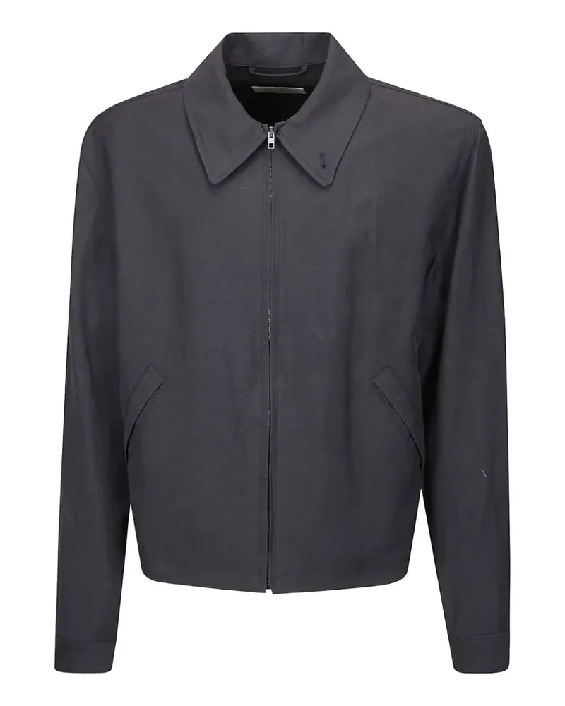 Christophe Lemaire zip-up blouson jacket - Grau Grau