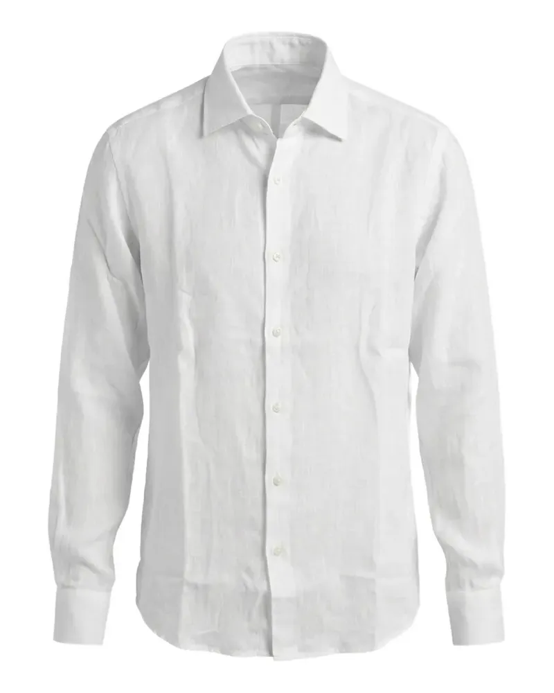 120% Lino long-sleeve shirt - Weiß Weiß