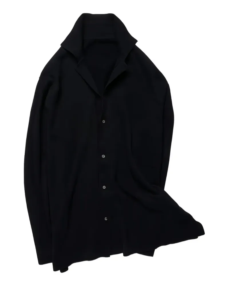 Stoffa knit button-down shirt - Blau Blau