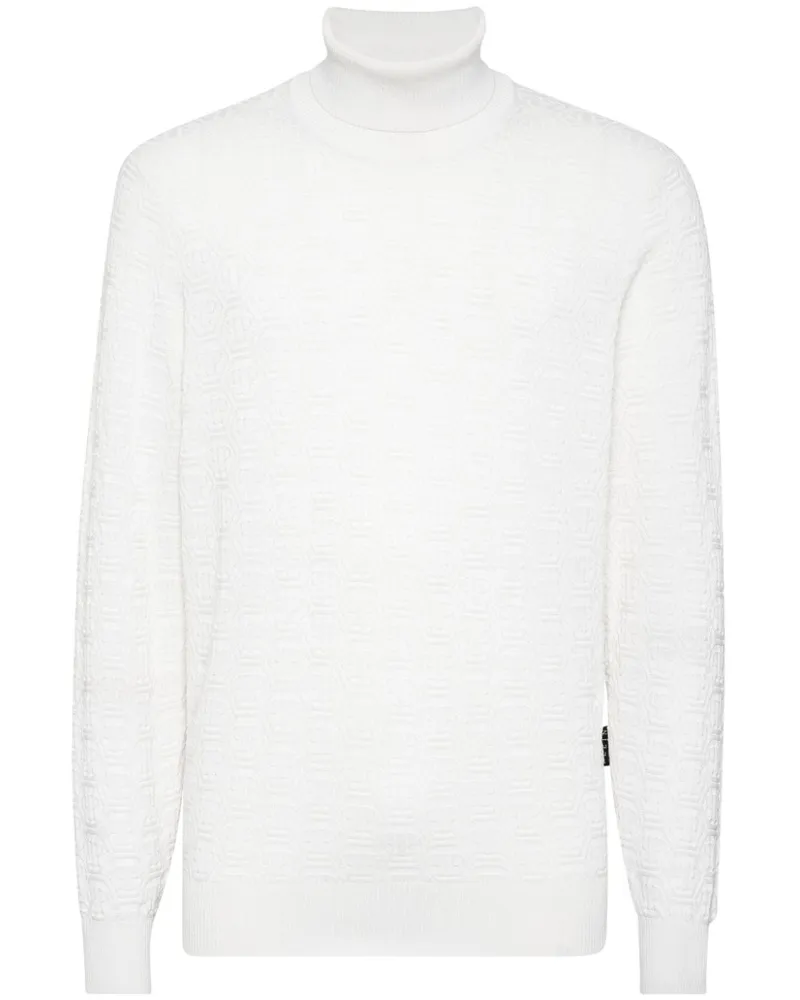 Philipp Plein Sweatshirt mit Monogramm - Weiß Weiß