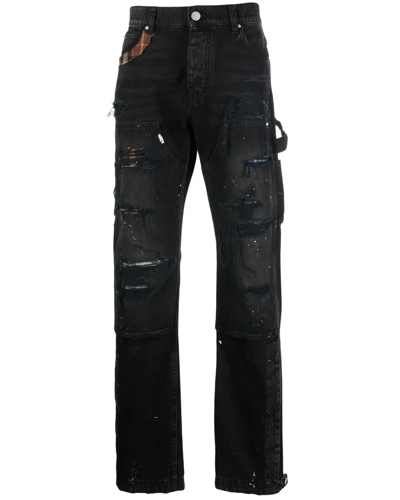 Amiri Jeans mit Distressed-Detail - Blau Blau