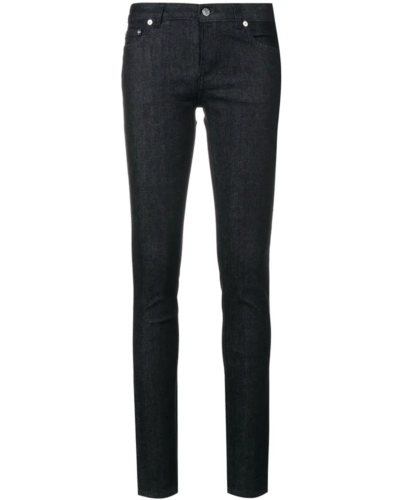 Givenchy Skinny-Jeans mit mittelhohem Bund - Blau Blau